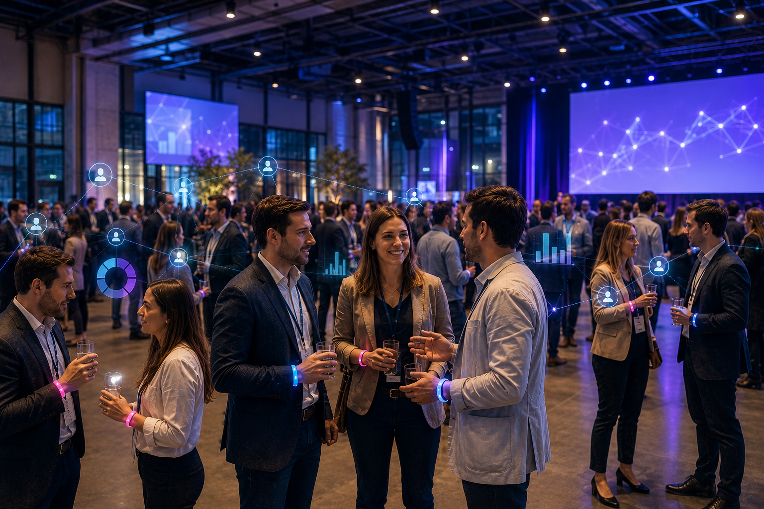 Artificial intelligence applied to corporate events